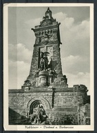 (0412) Kyffhäuser-Denkmal U. Barbarossa - Gel. 1956 - DDR - T 116/56  Verl. Kurt Görtz, Bad Frankenhausen - Kyffhaeuser
