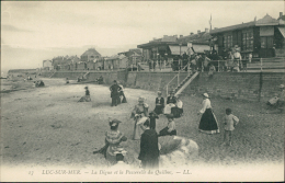 14 LUC SUR MER / Luc-sur-Mer, La Digue Et La Passerelle Du Quilhoc / - Luc Sur Mer