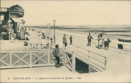 14 LUC SUR MER / Luc-sur-Mer, La Digue Et La Passerelle Du Quilhoc / - Luc Sur Mer