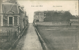 14 LUC SUR MER / Luc-sur-Mer, Rue Gambetta / - Luc Sur Mer