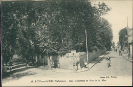 14 LUC SUR MER / Luc-sur-Mer, Rue Gambetta Et Rue De La Mer / - Luc Sur Mer