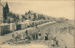 Delcampe - 14 SAINT AUBIN SUR MER / Saint-Aubin-sur-Mer, La Plage / - Saint Aubin