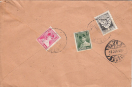 KING MICHAEL, SOCIAL ASSISTENCE, STAMPS ON COVER, 1929, ROMANIA - Lettres & Documents