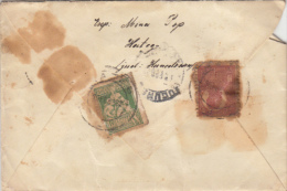 KING FERDINAND, SOCIAL ASSISTANCE, STAMPS ON COVER, 1922, ROMANIA - Lettres & Documents