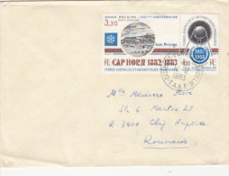 CAPE HORN, POLAR YEAR, STAMPS ON COVER, 1983, TAAF - Covers & Documents