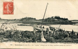 CPA 22  LANCIEUX LE AYALA ECHOUE SUR LE LILEY EXTREME POINTE DE LANCIEUX 1908 - Lancieux