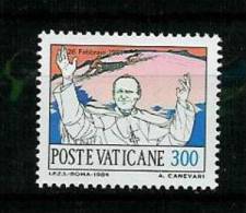 Vatican 1984: Mi.-Nr. 856: Reisen Papst Johannes Paul    ** - Nuovi