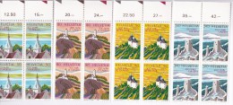 N° 1280 à 1283 Bicentenaire Du Tourisme En Suisse : Sites Aux Différentes Saisons: Série En Bloc De 4 Timbres Chacun - Nuovi
