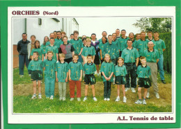 A.L. ORCHIES   TENNIS DE TABLE  SAISON  2001/2002 - Orchies