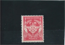 France Franchise Militaire N° 12  *     Valeur YT :  0,30 € - Military Postage Stamps