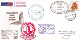 RSA - 1981 - POLAIRE - ENVELOPPE De L'EXPEDITION AFRIQUE Du SUD - VOL PAR HELICOPTERE - CACHETS De PAQUEBOTS - Otros & Sin Clasificación