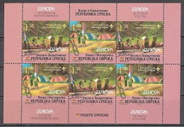 ** SERBIA BOSNIA SCOUT EUROPA 2007 BF MNH - 2007