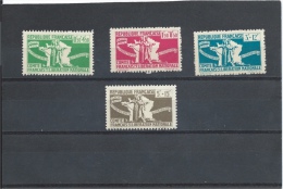 France Colonies Françaises "Pour L´aide Aux Combattants" N° 60**- 61**- 62**- 63** -    Valeur YT :  6,00 € - Andere & Zonder Classificatie