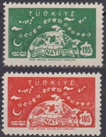 1959 TURKEY 10TH ANNIVERSARY OF NATO MNH ** - OTAN