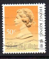 Hong Kong QEII 1987 50c Definitive, Type II, Fine Used - Used Stamps