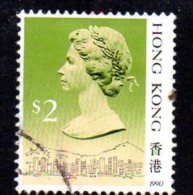 Hong Kong QEII 1987 $2 Definitive, Type II, Fine Used - Used Stamps