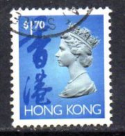 Hong Kong QEII 1992 $1.70 Definitive, Fine Used - Oblitérés