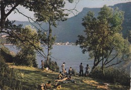 Cp , 01 , NANTUA , Un Joli Coin Du Lac - Nantua