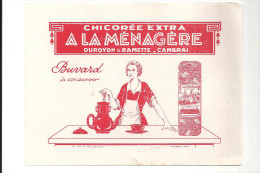 Buvard Chicorée Extra A La Ménagére Duroyob Et Ramette Cambrai - Café & Té