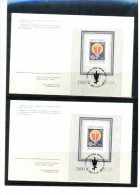 Yugoslavia 1989 Roten Kreuz/Red Cross Cancer Pair Of Booklets Perf.+ Imperforated Gestempelt/fine Used Only 2500 Issued - Oblitérés