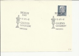 ALEMANIA DDR BERLIN MAT GRUNES GEWOLBE DRESDEN - Other & Unclassified