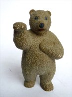 FIG -BONNE NUIT LES PETITS - PAPO 1995 NOUNOURS Peint Marron Foncé (1) - Andere & Zonder Classificatie