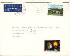 Iceland Cover Sent Air Mail To Denmark 5-12-1966 - Cartas & Documentos