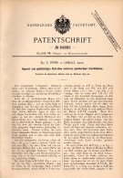 Original Patentschrift - Dr. C. Piper In Lemgo , Lippe , 1895 , Apparat Zum Schreiben Mehrerer Schriftstücke , Büro ! - Lemgo