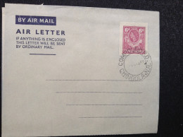 Northern Rhodesia Cancelled Air Letter 1953 - Rodesia Del Norte (...-1963)