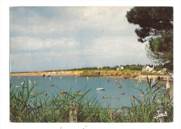 Cp, 56, Pénestin, La Plage De Poudrantais, Voyagée 1986 - Pénestin