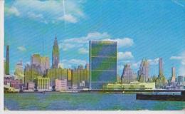 USA NEW YORK UNITED NATIONS SECRETARIAT BUILDING AIR MAIL 10CTS  BELLE CARTE RARE !!! - Tarjetas Panorámicas