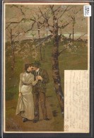 COUPLE EN FORET - PAR ALFRED MAILICK - B ( LEGER PLI HORIZONTAL ) - Mailick, Alfred