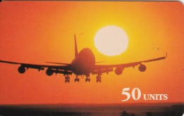 Norway,  Prepaid Card F1, Global One, Airplane, 50 Units, 2 Scans.  Also Many Other Countries.  Exp. : 2/98 Writing - Noorwegen