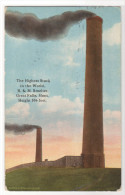 B & M Smelter Smoke Stack Great Falls Montana 1916 Postcard - Great Falls