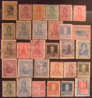 M925.-.ARGENTINA .-. 1918-1923  .-.MI# :  218  //  280 .-.MINT-USED LOT. CV €  15 - Gebraucht