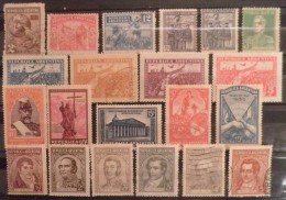 M927.-.ARGENTINA .-. 1929-1935   .-.MI# :  334 //  408 .-. MINT / USED .-.  CV €  14 - Oblitérés