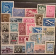 M892 - ARGENTINA - 1956-1958 -MI#:641 //  690 - MNG/MH - CV: €14.00 - Gebruikt