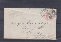 Grande Bretagne - Entier Postal De 1884 - Oblitération Berkeley - Stamped Stationery, Airletters & Aerogrammes