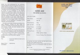 INDIA, 2009, Ramcharan Agarwal ,( Freedom Fighter And Social Worker),  Folder - Brieven En Documenten