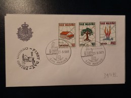 39/493A      FDC  SAN MARINO - Gas