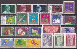 Ok_ Liechtenstein -  Jahrgang 1975 - Komplett Complete - Postfrisch MNH - Vollständige Jahrgänge