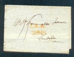 1840.- CERVERA DE ALHAMA A TUDELA - ...-1850 Prephilately