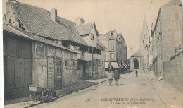 Q Q M 811 /C P A -  MONTIVILLIERS    (76)  LA RUE DE LA REPUBLIQUE - Montivilliers