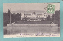 PRANGINS  -  ANCIENNE RESIDENCE DU PRINCE JEROME NAPOLEON  -  1907  -  BELLE CARTE  - - Prangins