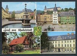 (0477) Gruß Aus Rudolstadt/ Mehrbildkarte - N. Gel. - DDR - 301845/88   09 10 1605 Auslese-Bild-Verlag - Rudolstadt