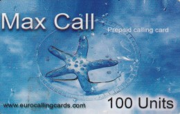 Norway,  Prepaid Card B, Max Call, Starfish, 2 Scans.  Also Denmark, Sweden, Finland And UK - Norvège