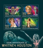 Central African Republic. 2013 Whitney Houston. (418a) - Singers