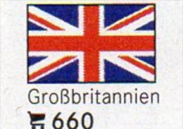 6 Flaggen-Sticker Großbritannin In Farbe Pack 7€ Zur Kennzeichnung Von Alben+Sammlung Firma LINDNER #660 Flag Of Britain - Albums, Binders & Pages