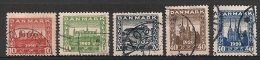 Danemark, Danmark. 1920.  N° 122-126. Oblit. - Usado