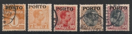 Danemark, Danmark. Taxe. 1921.  Entre N° 1 Et 7. Oblit. Et Neuf * MH. - Postage Due